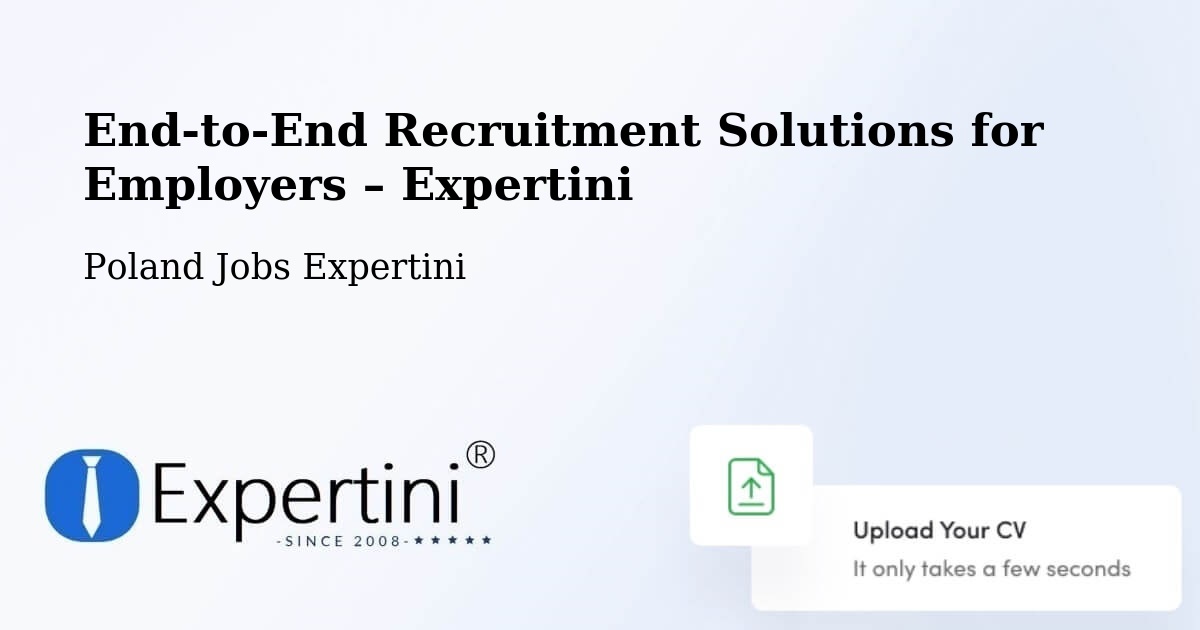 Recruitment Solutions for Employers – Świdwin - Świdwin, Poland Jobs Expertini